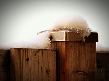 Close-up of wooden door