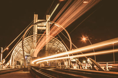 View of suspension bridge