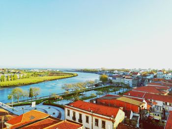 View of built structure with trees in background