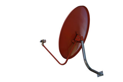 Close-up of telephone pole against white background