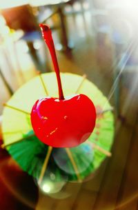 Close-up of red heart