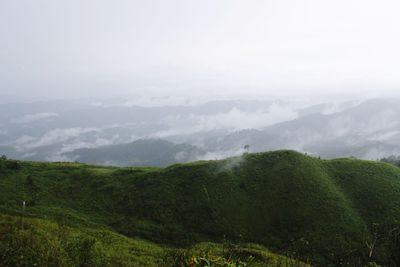 Scenic view of landscape against sky