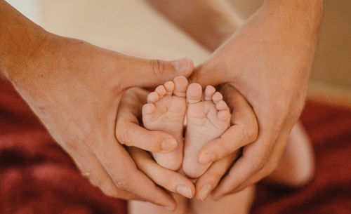 Close-up of human hand