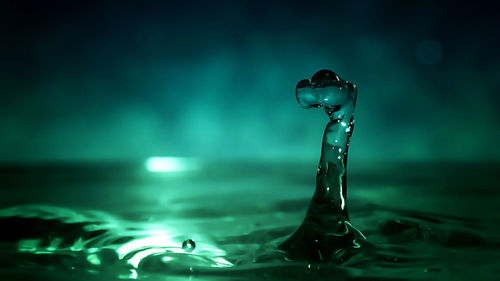 Close-up of water drop