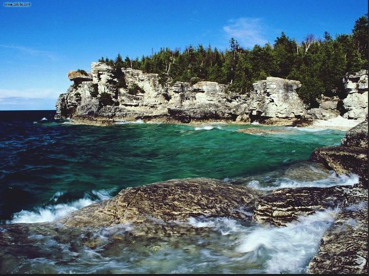 water, sea, rock - object, rock formation, scenics, beauty in nature, tranquil scene, sky, nature, tranquility, rock, horizon over water, cliff, blue, wave, surf, idyllic, beach, motion, shore