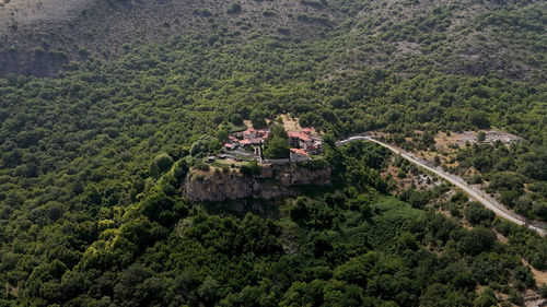 High angle view of townscape
