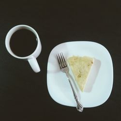 Close-up of food served on table