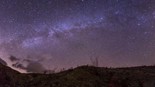 Night sky with stars - night time