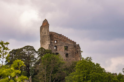 Low angle view of historical building against sky