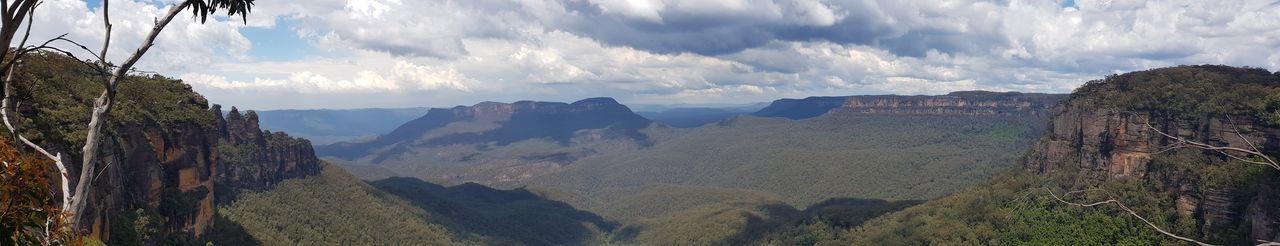 Panoramic view of landscape against sky