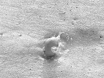 Close-up of sand on beach