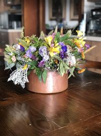 Close-up of potted plant on table