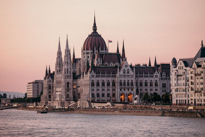 Buildings at waterfront