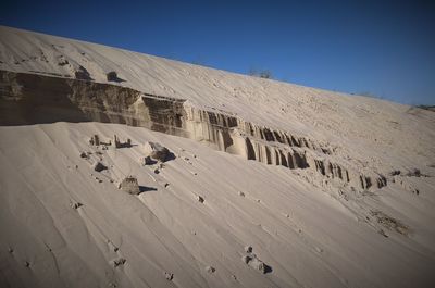 Text on sand dune