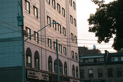 Low angle view of building against sky