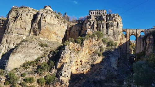 View of old ruins