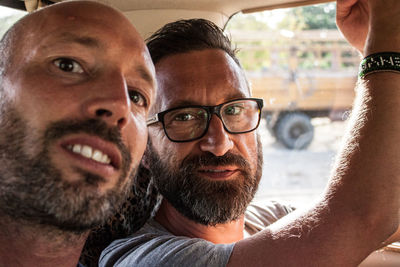 Portrait of young man