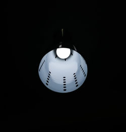 Close-up of illuminated pendant light
