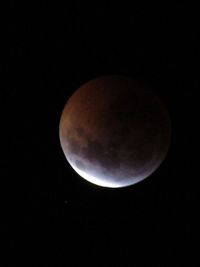 Scenic view of moon against sky