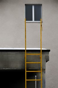 Close-up of yellow window