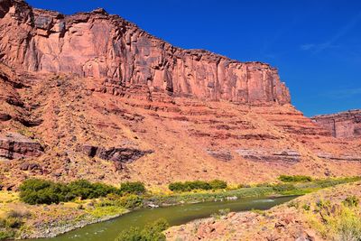 Moab panorama views colorado river jackass canyon red cliffs canyonlands arches national park, utah