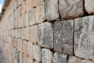 Full frame shot of stone wall