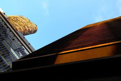 Low angle view of building against sky