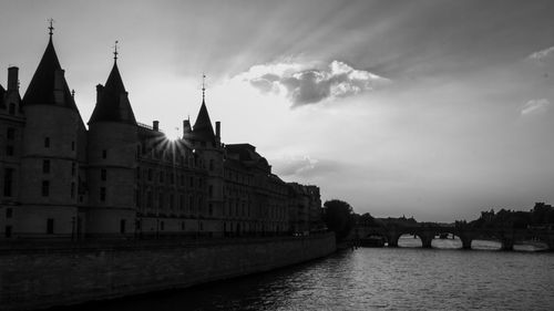 View of buildings at waterfront