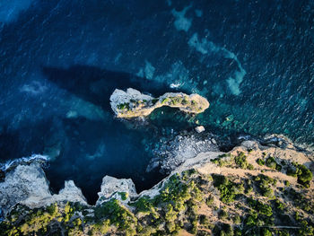 Birds view. visit mallorca island in spain