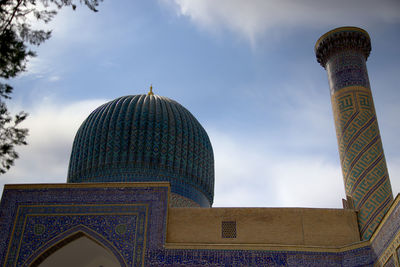 Low angle view of church against sky