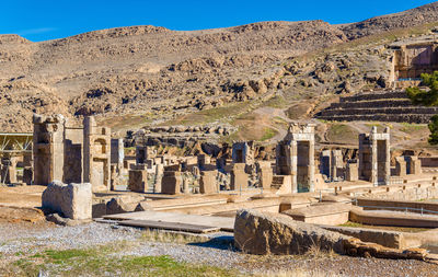 View of old ruins