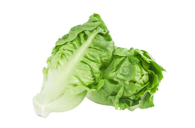 Close-up of vegetable over white background