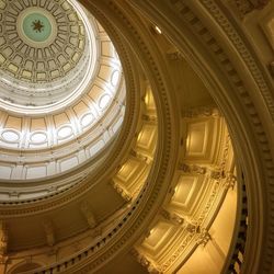 Ceiling of dome of texas state capitol building