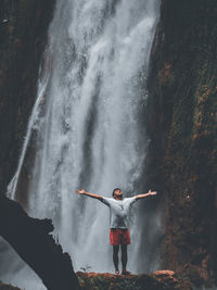 Take a deep breath and feel the splash of water, may god always bless us