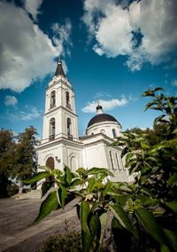 Low angle view of church