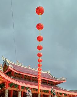 Chinese lantern at sam poo kong or gedung batu temple