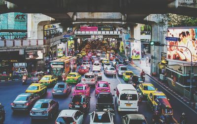 Traffic on road