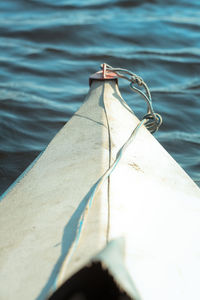 Close up boat bow concept photo