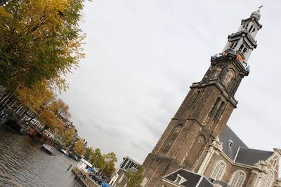 Low angle view of church against sky