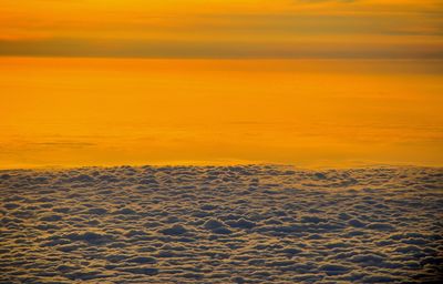 Scenic view of sky at sunset