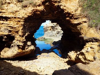 Rock formations on rocks
