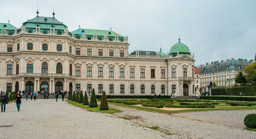 Vienna, austria, september 27 2022 the belvedere is a historic building complex in vienna. 