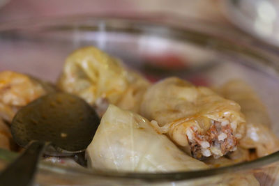 Close-up of food in plate