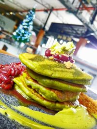 Close-up of fresh vegetables on table