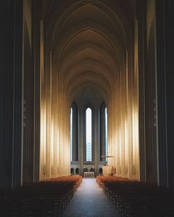 Corridor of cathedral