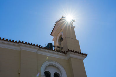 Low angle view of building against sky