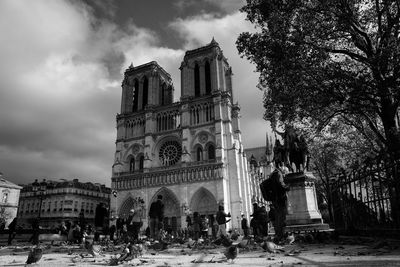 Low angle view of cathedral against sky