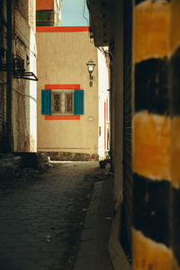 Interior of abandoned building