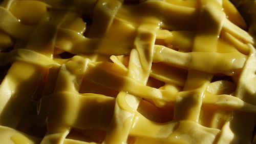 Full frame shot of chopped vegetables