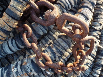 Close-up of rusty metal